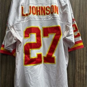 Larry Johnson Kansas city chiefs rare retro Throwback NFL Jersey by Reebok
